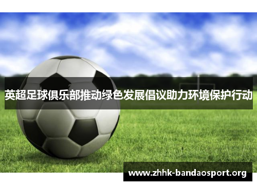 英超足球俱乐部推动绿色发展倡议助力环境保护行动